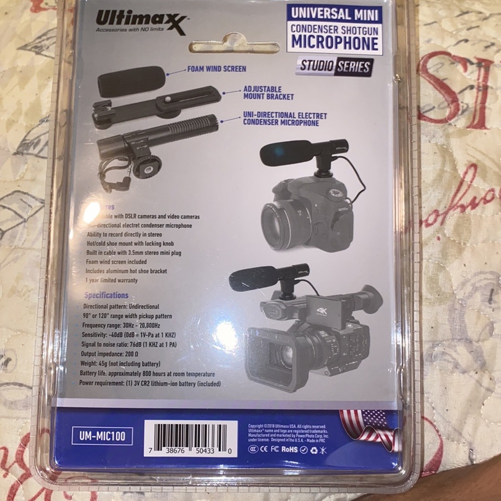 Universal Mini Condenser Shotgun Microphone camera 📸 - Picture 2 of 2